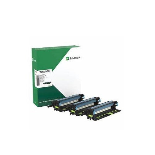 Lexmark 72K0Q00 OEM Photoconductor Unit 3 Pack, 175K Pages