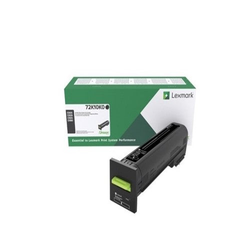 Lexmark 72K10K0 OEM Toner Cartridge, 8K Pages, Black