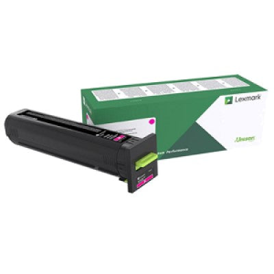 Lexmark 72K1XM0 OEM Extra HY Toner Cartridge, 22K Pages, Magenta