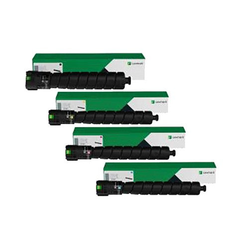 Lexmark 73D0H OEM Toner Set, B/C/M/Y