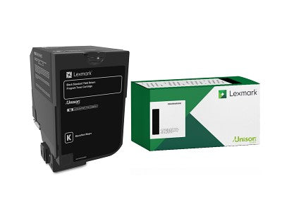 Lexmark 74C1SK0 OEM Return Program Toner Cartridge, 7K Pages, Black