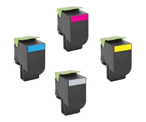 Compatible for 74C1SK0 Toner Set, B/C/M/Y