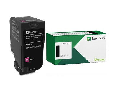Lexmark 74C1SM0 OEM Return Program Toner Cartridge, 7K Pages, Magenta