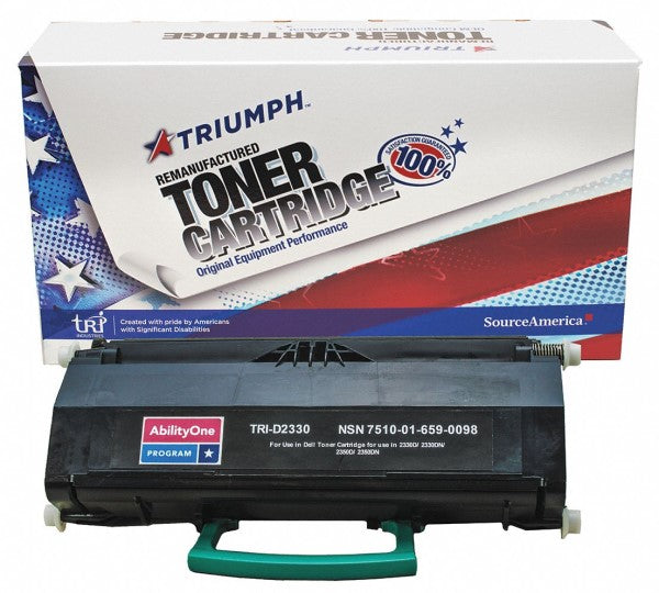 ABILITYONE 330-2665 330-2667 2330 Remanufactured Toner Cartridge, 2K Pages, Black