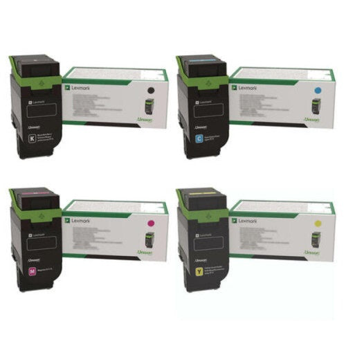 Lexmark 75M10K0 OEM Toner Set, B/C/M/Y