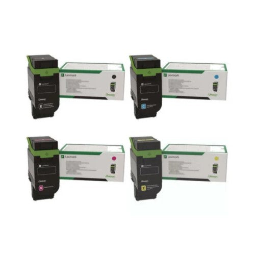 Lexmark 75M1HK0 OEM Toner Set, B/C/M/Y