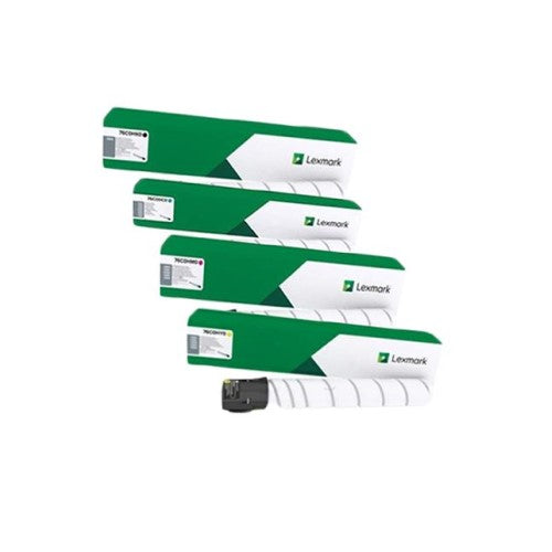 Lexmark 76C00K0 OEM Toner Set, B/C/M/Y