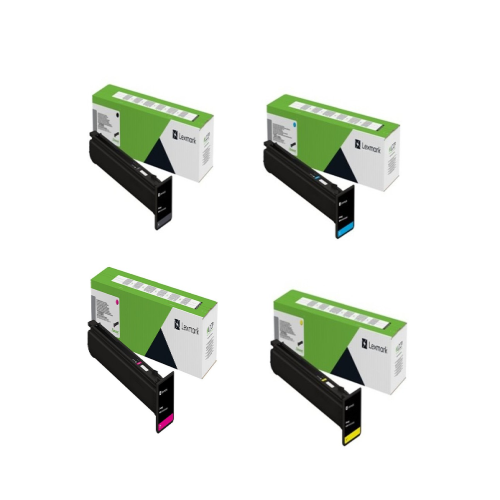 Lexmark 77L10K0 OEM Toner Set, B/C/M/Y