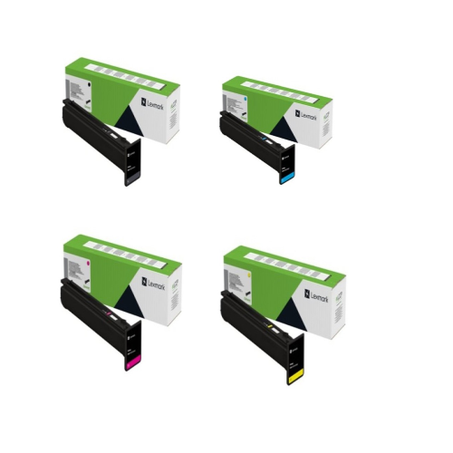 Lexmark 77L1HK0 OEM HY Toner Set, B/C/M/Y