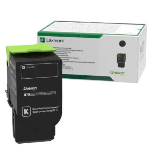 Lexmark 78C10K0 OEM Return Program Toner Cartridge, 2k pages, Black