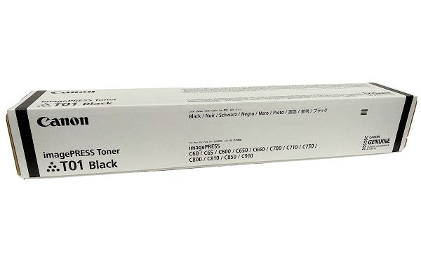 Canon 8066B001AA T01 OEM Toner Cartridge, 56K Pages, Black