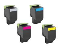 Compatible for 80C1HK0 801HK HY Toner Set, B/C/M/Y