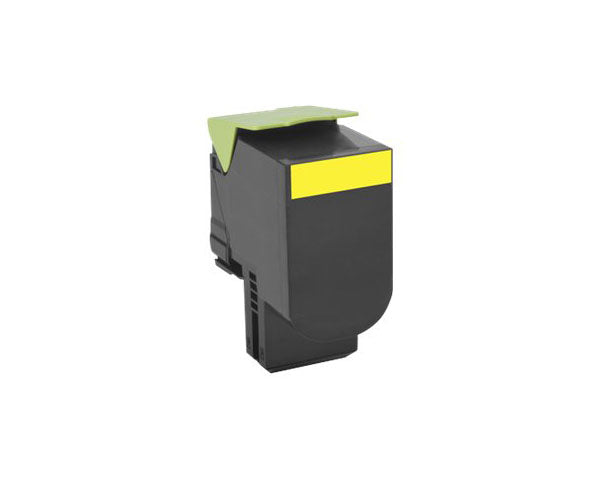 Compatible for 80C1SY0 801SY Toner Cartridge, 2K pages, Yellow