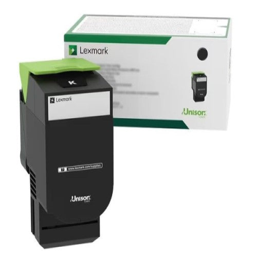 Lexmark 80C1XK0 801XK OEM Extra HY Return Program Toner Cartridge, 8K Pages, Black