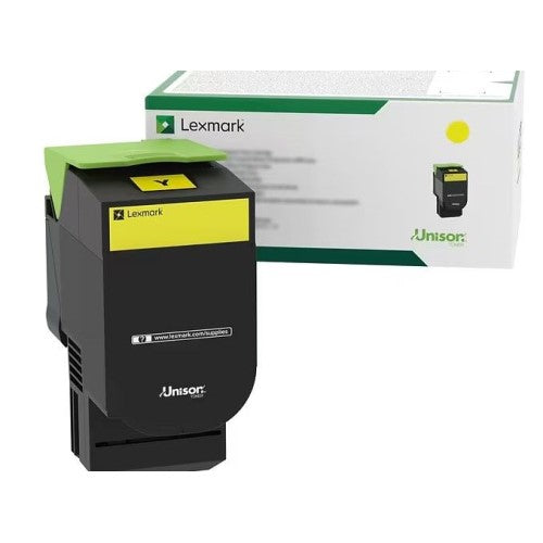 Lexmark 80C1XY0 801XY OEM Extra HY Return Program Toner Cartridge, 4K Pages, Yellow