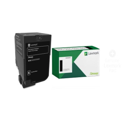 Lexmark 81C0X10 OEM Extra HY Toner Cartridge, 28K Pages, Black