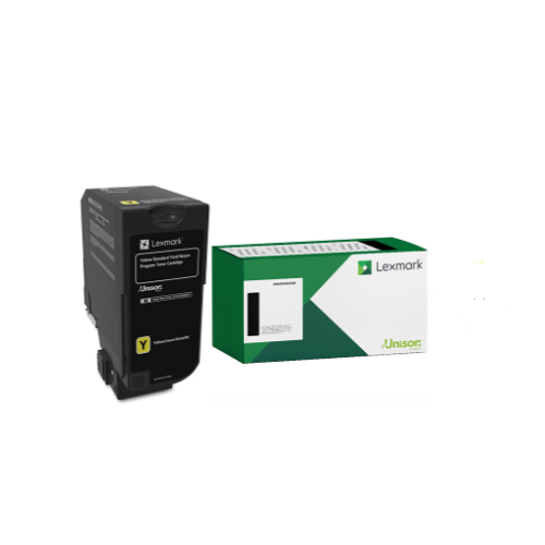 Lexmark 81C0X40 OEM Extra HY Toner Cartridge, 16.2K Pages, Yellow