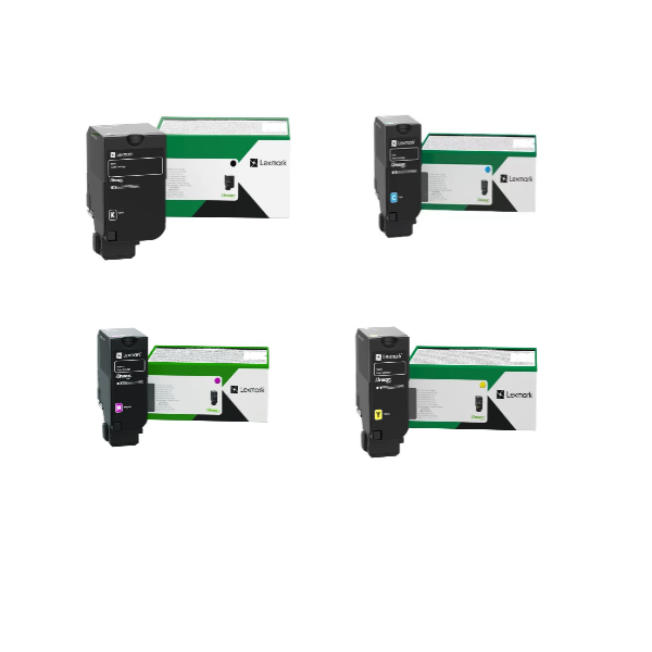 Lexmark 81C1XK0 OEM Extra HY Toner Set, B/C/M/Y