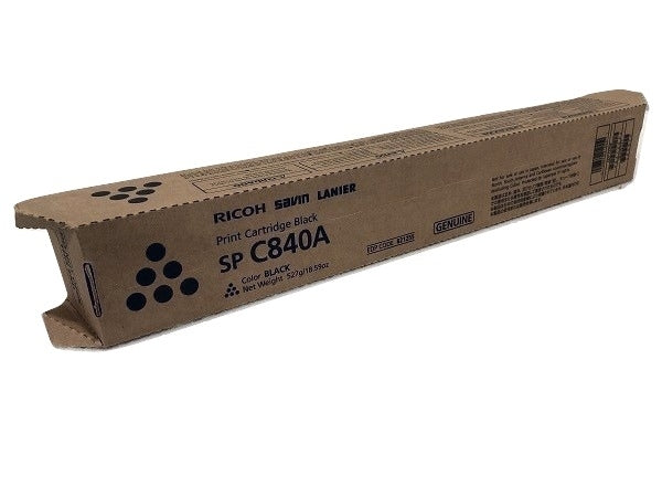 Ricoh 821255 SPC840A OEM Toner Cartridge, 43K pages, Black