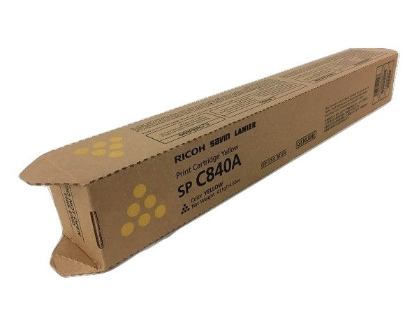 Savin 821256 SPC840A OEM Toner Cartridge, 34K pages, Yellow