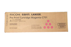 Lanier 828187 OEM Toner Cartridge, 48500 pages, Magenta