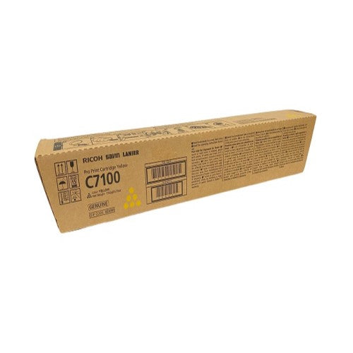 Ricoh 828327 (828385) OEM Toner Cartridge, 45K Pages, Yellow