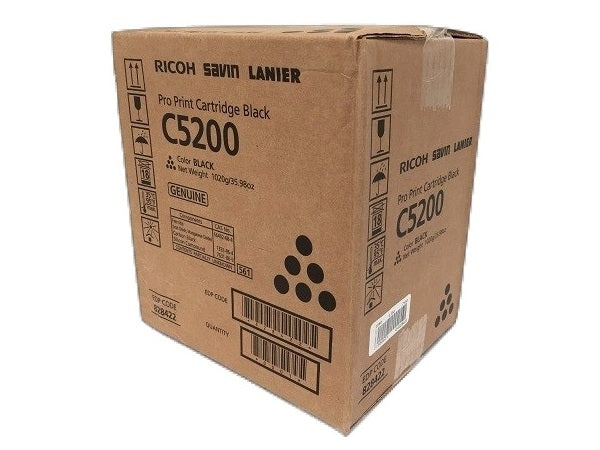 Lanier 828422 OEM Toner Cartridge, 33K Pages, Black