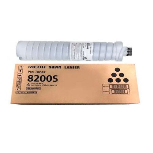 Ricoh 828484 OEM Toner Cartridge, 82K Pages, Black
