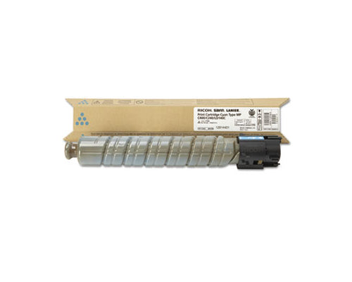 Ricoh 841296 841725 OEM Toner Cartridge, 10K pages, Cyan