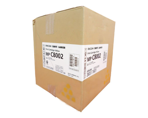 Ricoh 841781 842084 OEM Toner Cartridge, 29K pages, Yellow