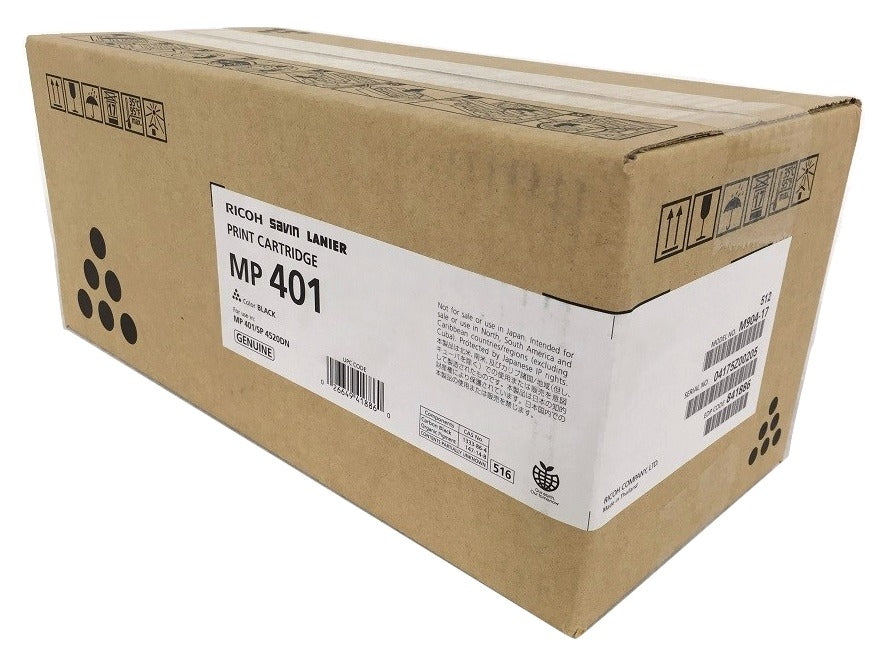 Ricoh 841886 MP401 OEM Toner Cartridge, 10400 pages, Black