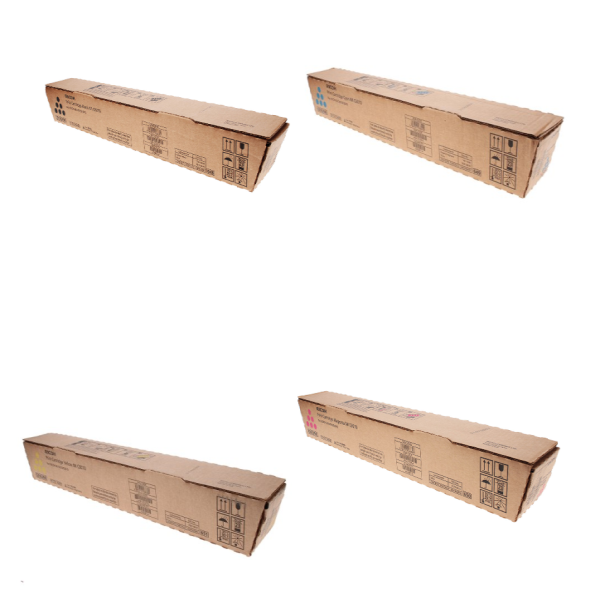 Ricoh 842526 OEM HY Toner Set, B/C/M/Y