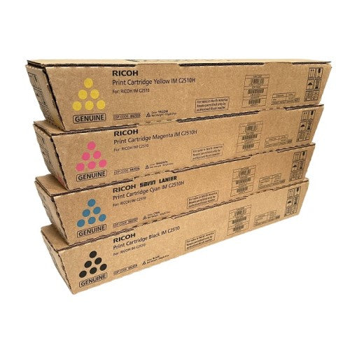 Ricoh 842554 OEM Toner Set, B/C/M/Y