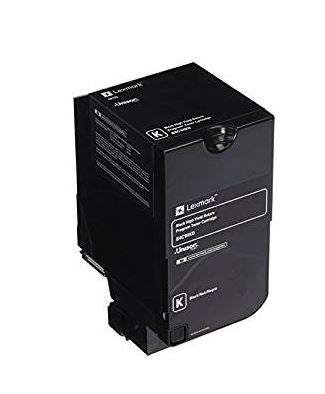 Lexmark 84C1HK0 OEM HY Toner Cartridge, 25K Pages, Black