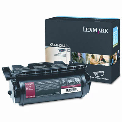 Lexmark X644H21A OEM Toner Cartridge, 30K pages, Black