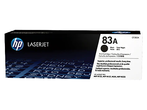 HP 83A CF283A OEM Toner Cartridge, 1500 pages, Black