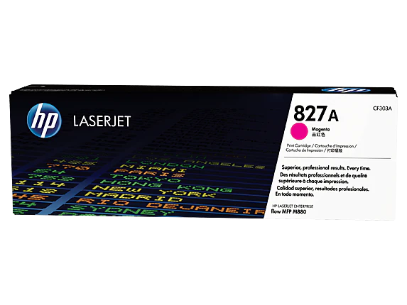 HP 827A CF303A OEM Toner Cartridge, 32K pages, Magenta
