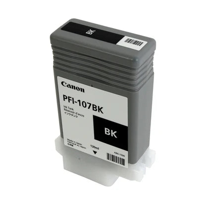 Canon 6705B001AA PFI-107BK OEM Ink Tank, 130ml pages, Black