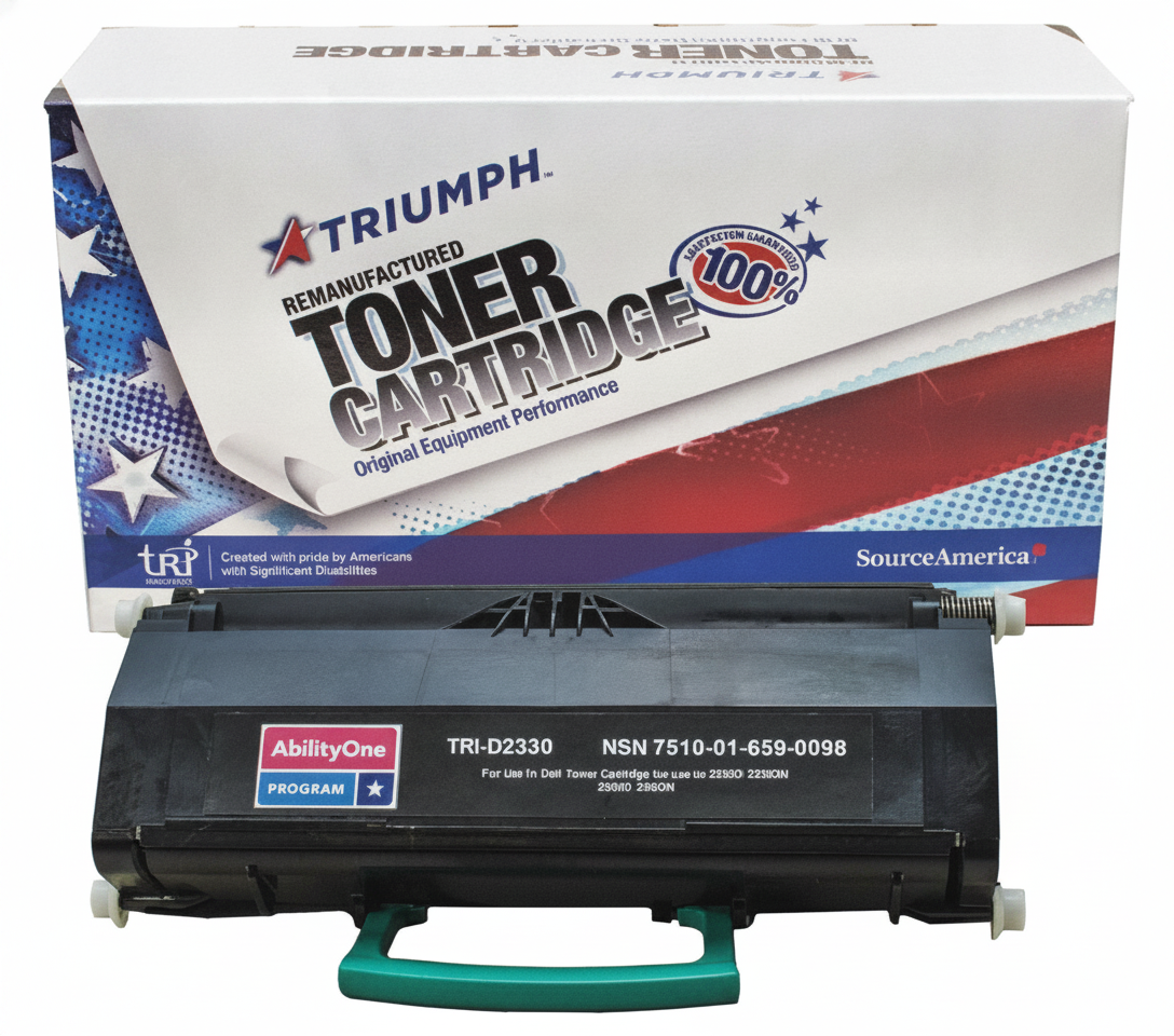 ABILITYONE 330-2665 330-2667 2330 Remanufactured Toner Cartridge, 2K Pages, Black