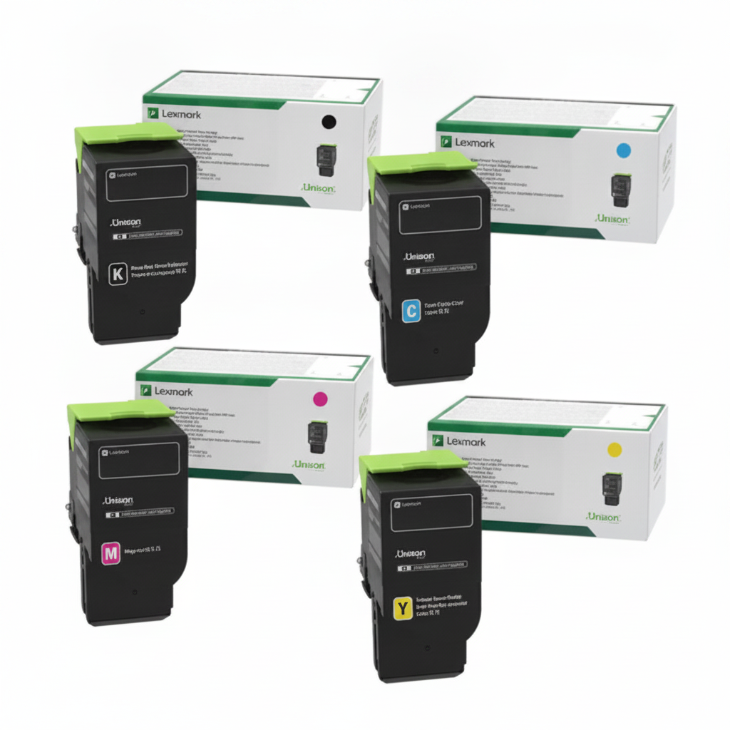 Lexmark 78C10K0 OEM Return Program Toner Set, B/C/M/Y