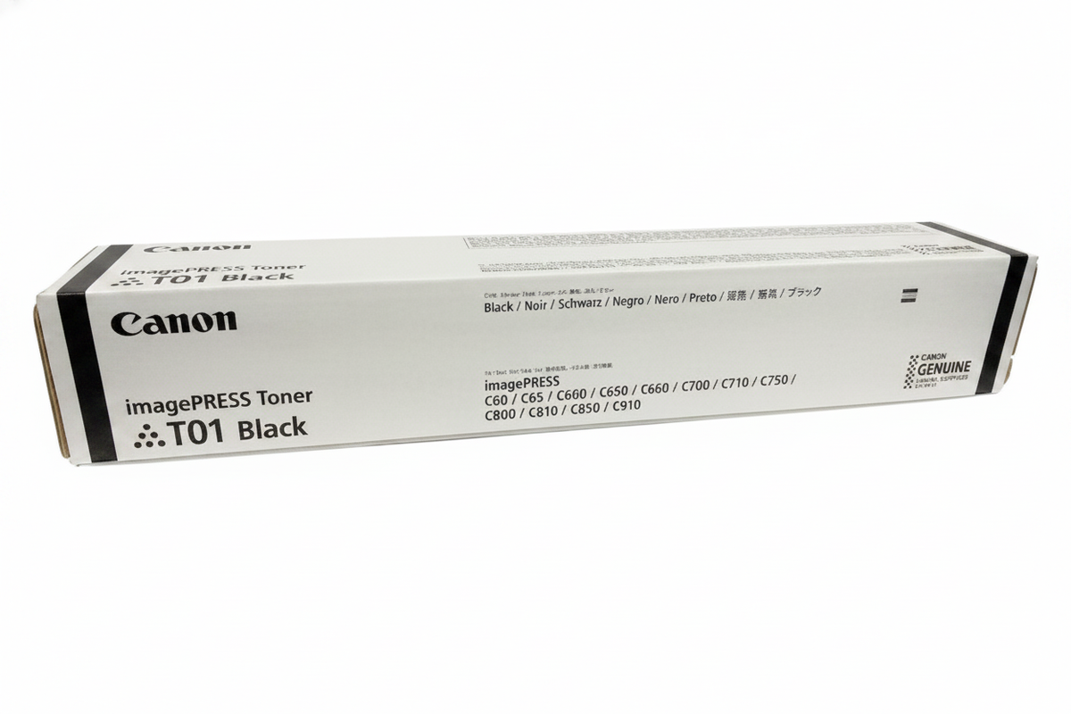 Canon 8066B001AA T01 OEM Toner Cartridge, 56K Pages, Black