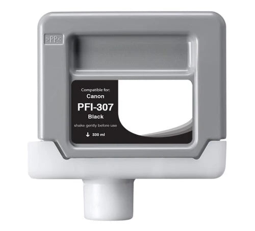 Compatible for PFI-307BK 9811B001AA Ink Cartridge, 330 mL, Black
