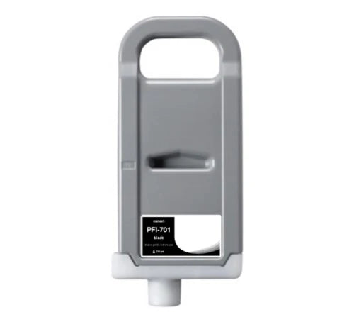 Compatible for PFI-701BK 0900B001AA Ink Cartridge, 700 mL, Black