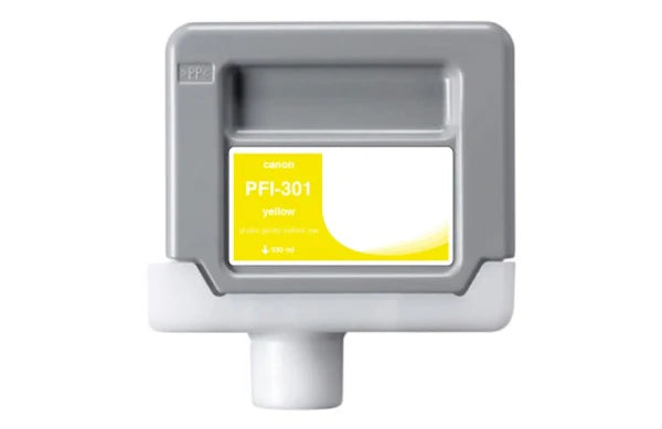 Compatible for 1489B001AA PFI-301Y Ink Cartridge, 330 mL, Yellow