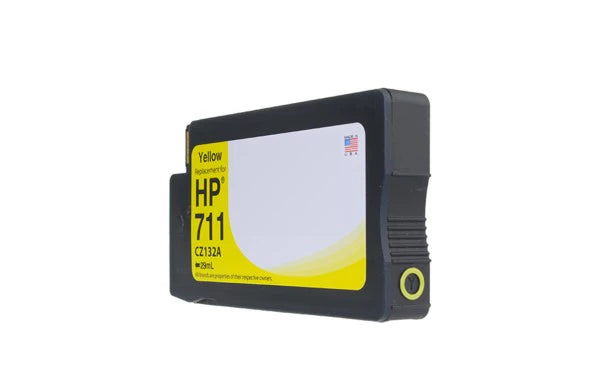 Compatible for HP 711 CZ132A InkJet Cartridge, 29 mL, Yellow