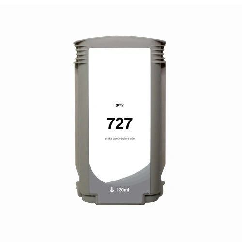 Compatible for HP 727 B3P24A Ink Cartridge, 130 mL, Gray