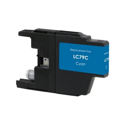 Compatible for LC79C Extra HY Ink Cartridge, 19ML Pages, Cyan