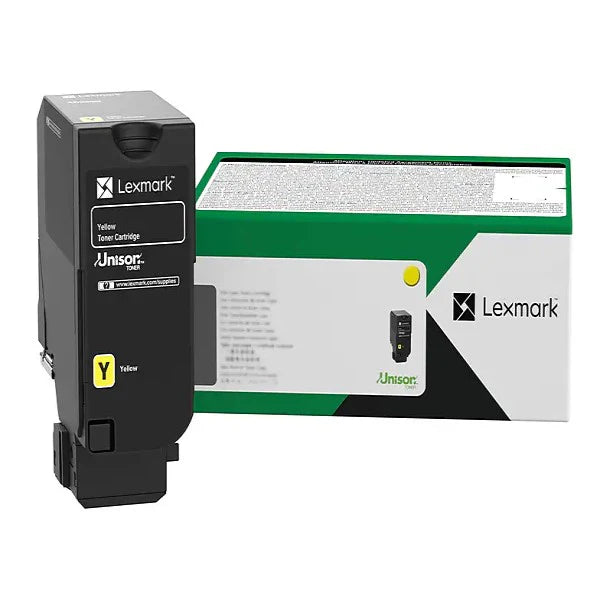 Lexmark 71C10Y0 OEM Toner Cartridge, 5K Pages, Yellow