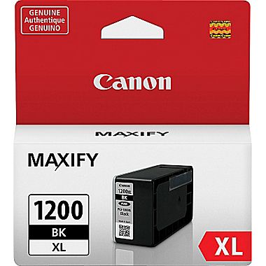 Canon 9183B001 PGI-1200XL OEM Ink Tank, 1200 pages, Black