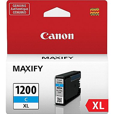 Canon 9196B001 PGI-1200XL OEM Ink Tank, 900 pages, Cyan